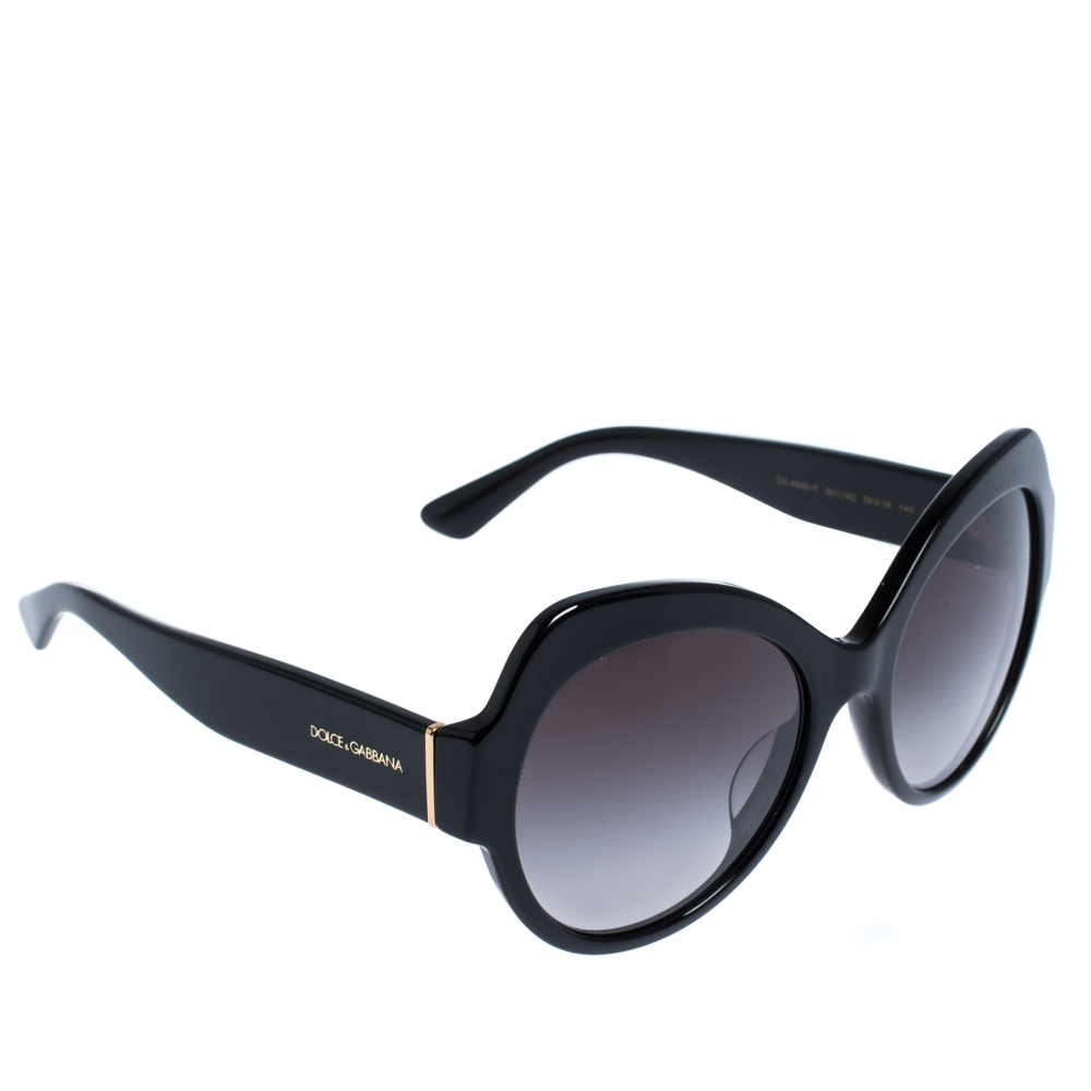 مملوكة مسبقًا Dolce & Gabbana Grey Gradient/Black DG4320-F Sunglasses