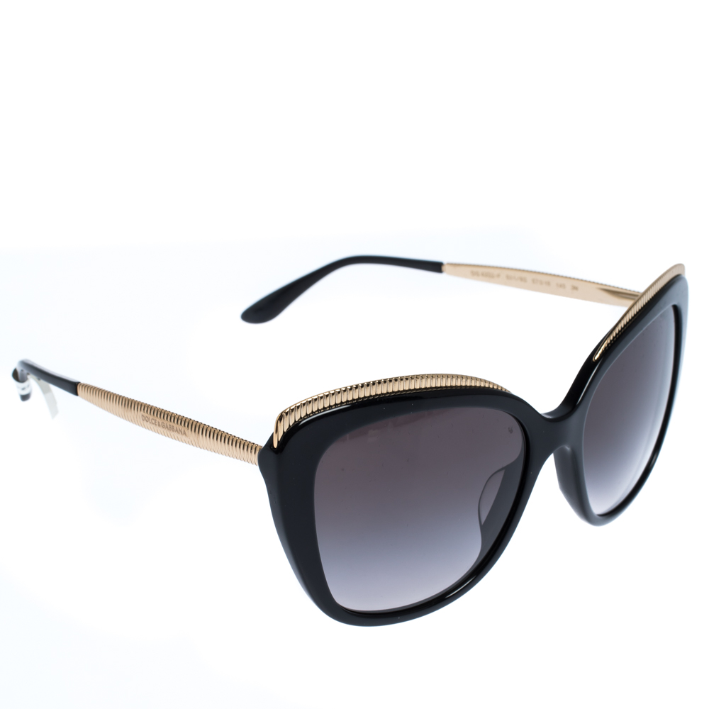Dolce & Gabbana Grey Gradient/Black DG4332-F Sunglasses