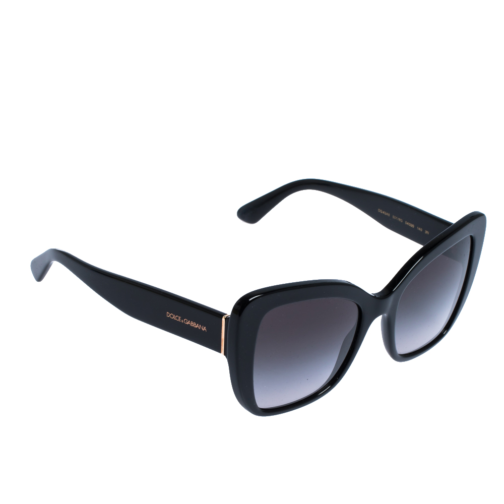 مملوكة مسبقًا Dolce & Gabbana Black/Grey Gradient DG4348 Sunglasses
