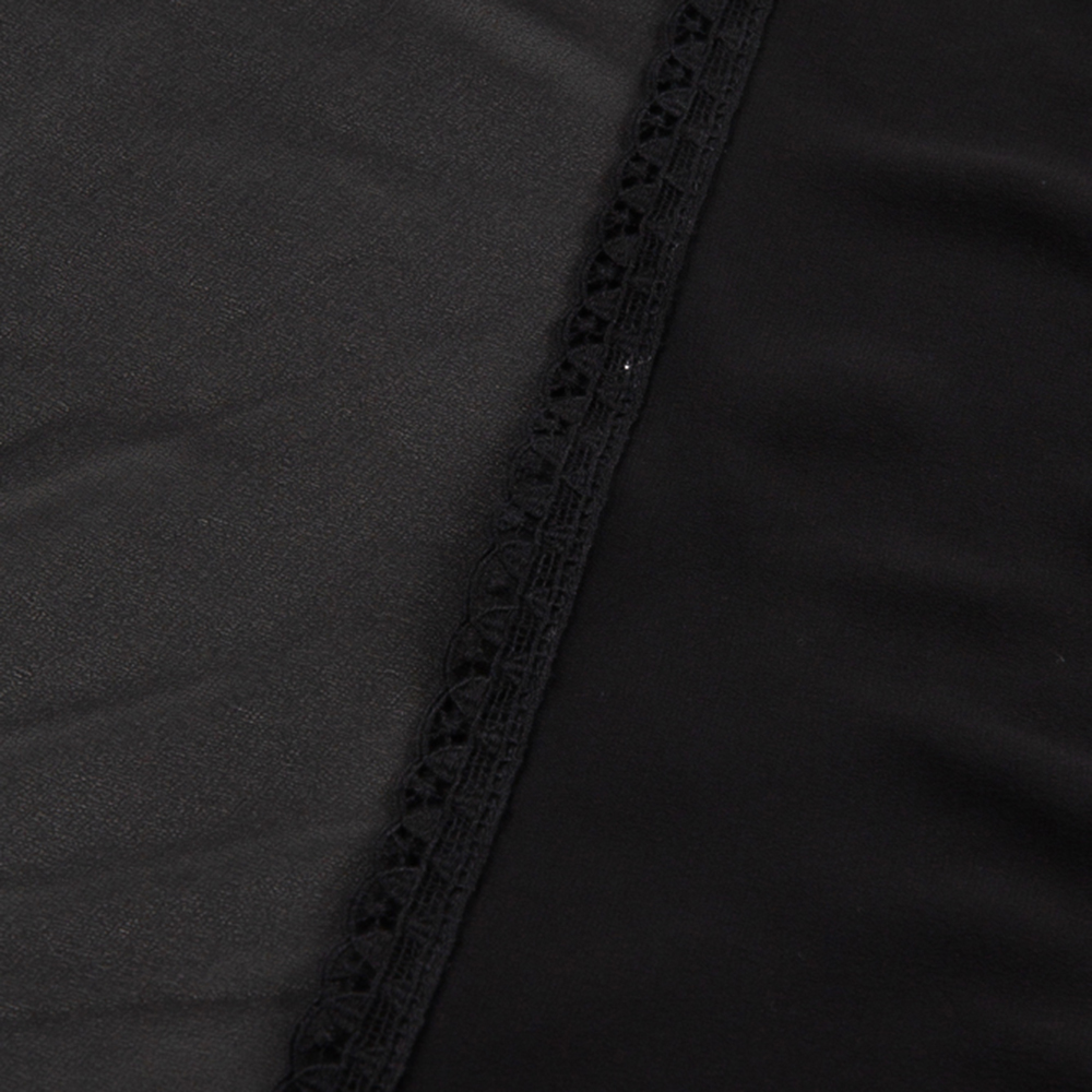 

Dolce & Gabbana Black Solid Scarf Plate