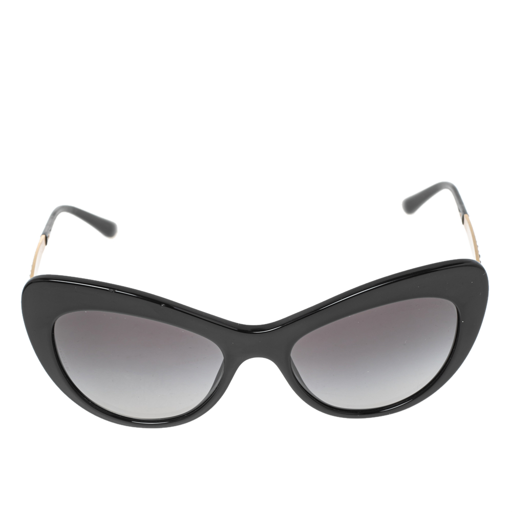 

Dolce & Gabbana Black DG4307 Gradient Cat Eye Sunglasses