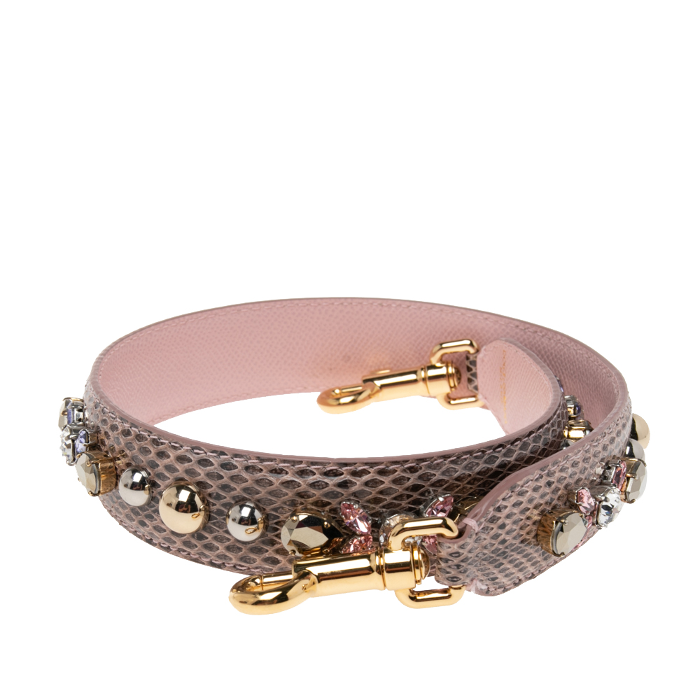 

Dolce & Gabbana Multicolor Python Embellished Shoulder Bag Strap