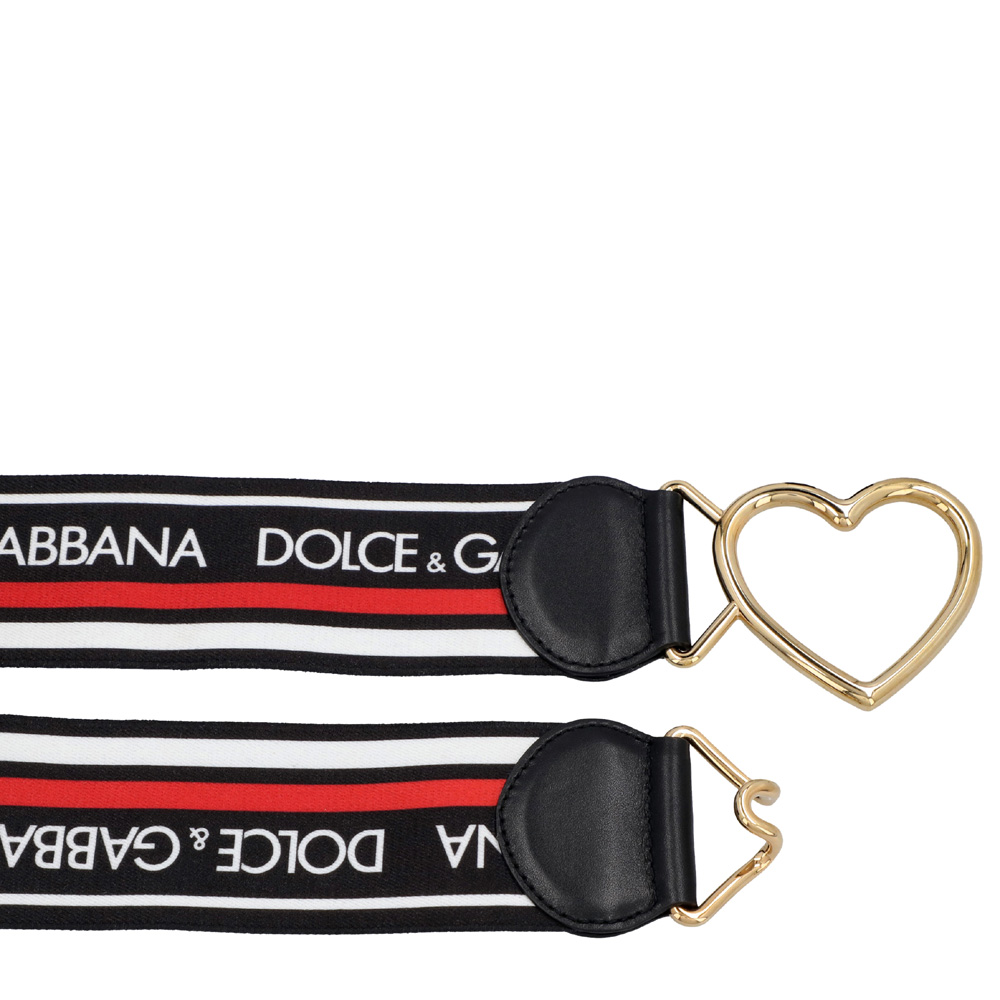 

Dolce & Gabbana Black Heart Buckle Belt