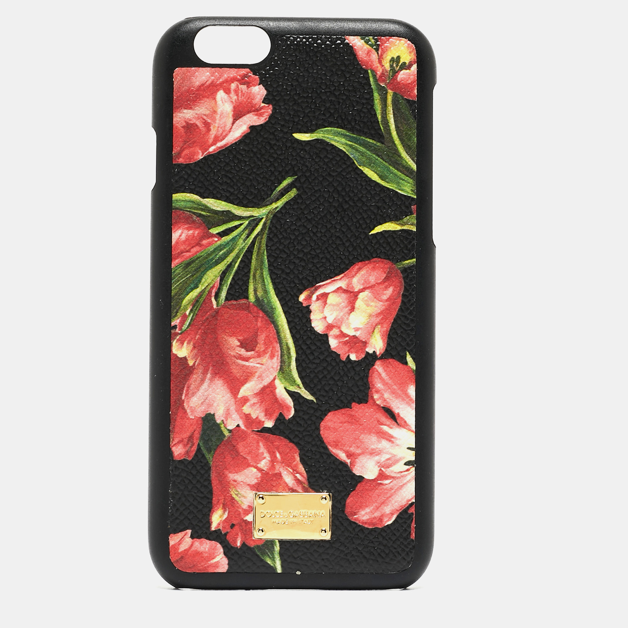 Pre-owned Dolce & Gabbana Multicolor Floral Print Leather Iphone 6 Case