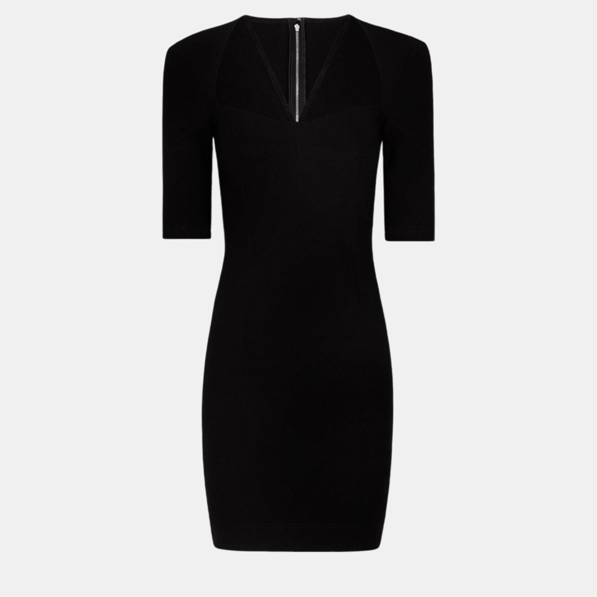 

Dolce & Gabbana Black Viscose Blend Dress