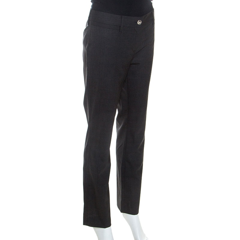 

Dolce & Gabbana Charcoal Grey Wool Pants