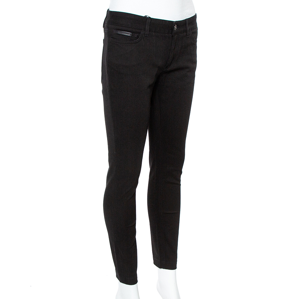 

Dolce & Gabbana Black Cotton Pretty Fit Jeans