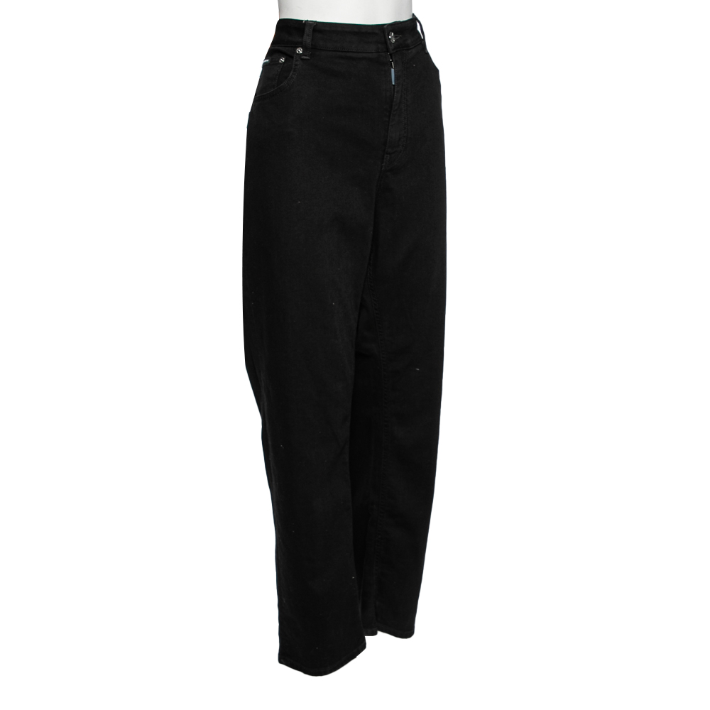 

Dolce & Gabbana Black Denim Boyfriend Fit Jeans