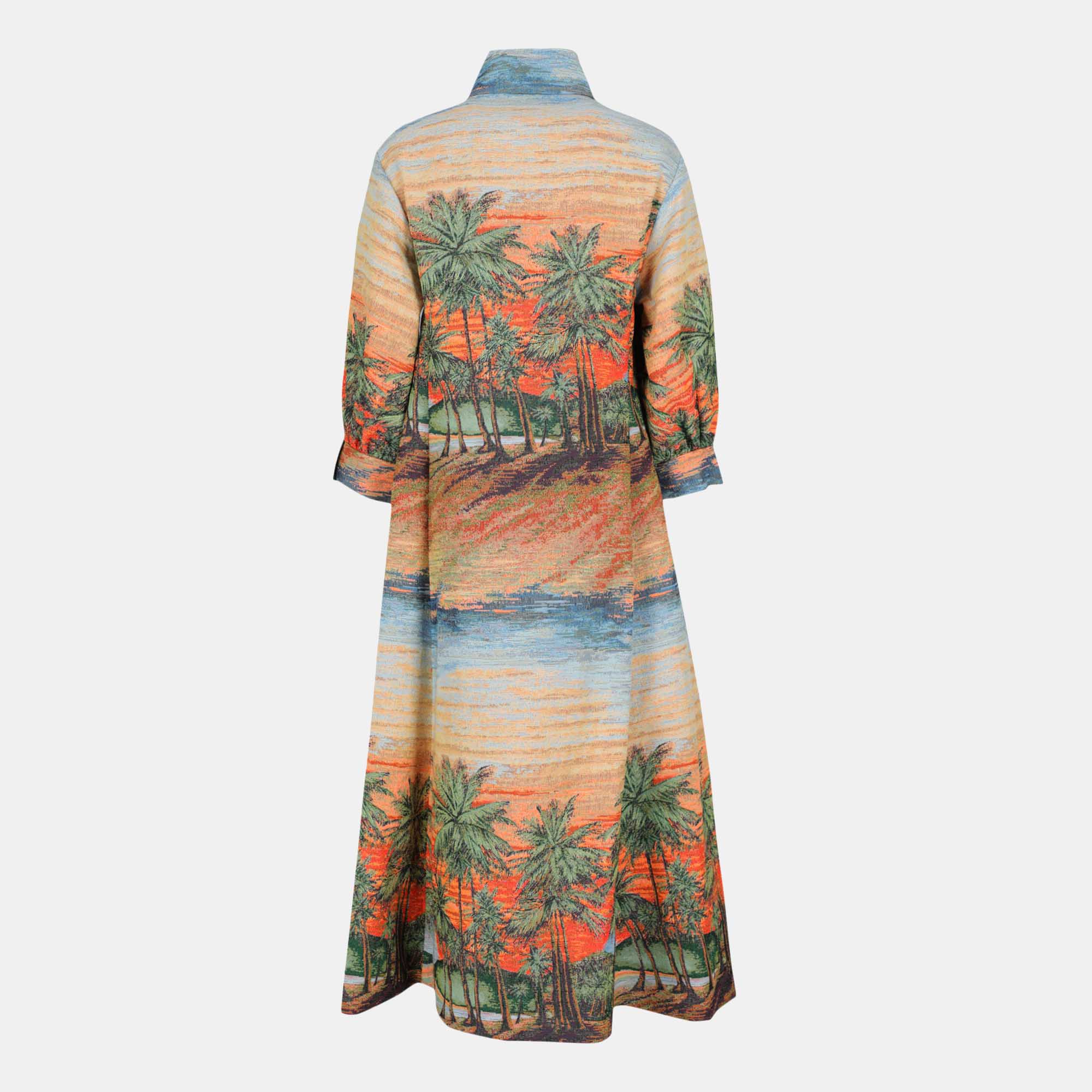 

Dolce & Gabbana Women' Cotton Single Breasted Coat - Multicolor