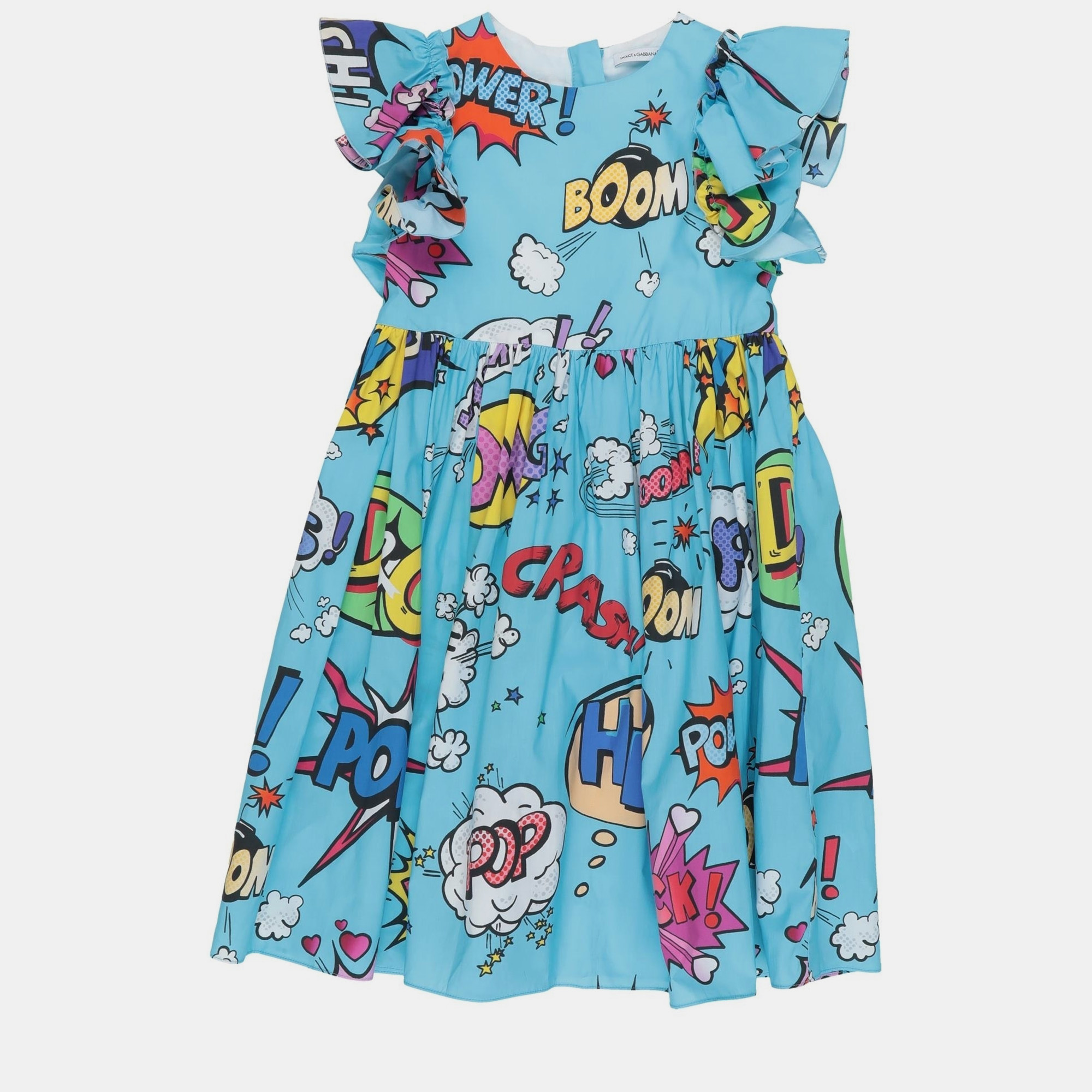 

Dolce & Gabbana Cotton Kids Dress 6, Blue