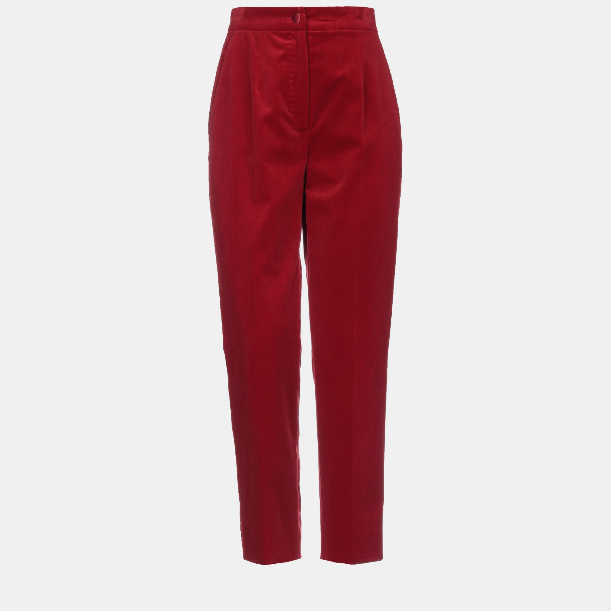 

Dolce & Gabbana Cotton Pants 46, Red