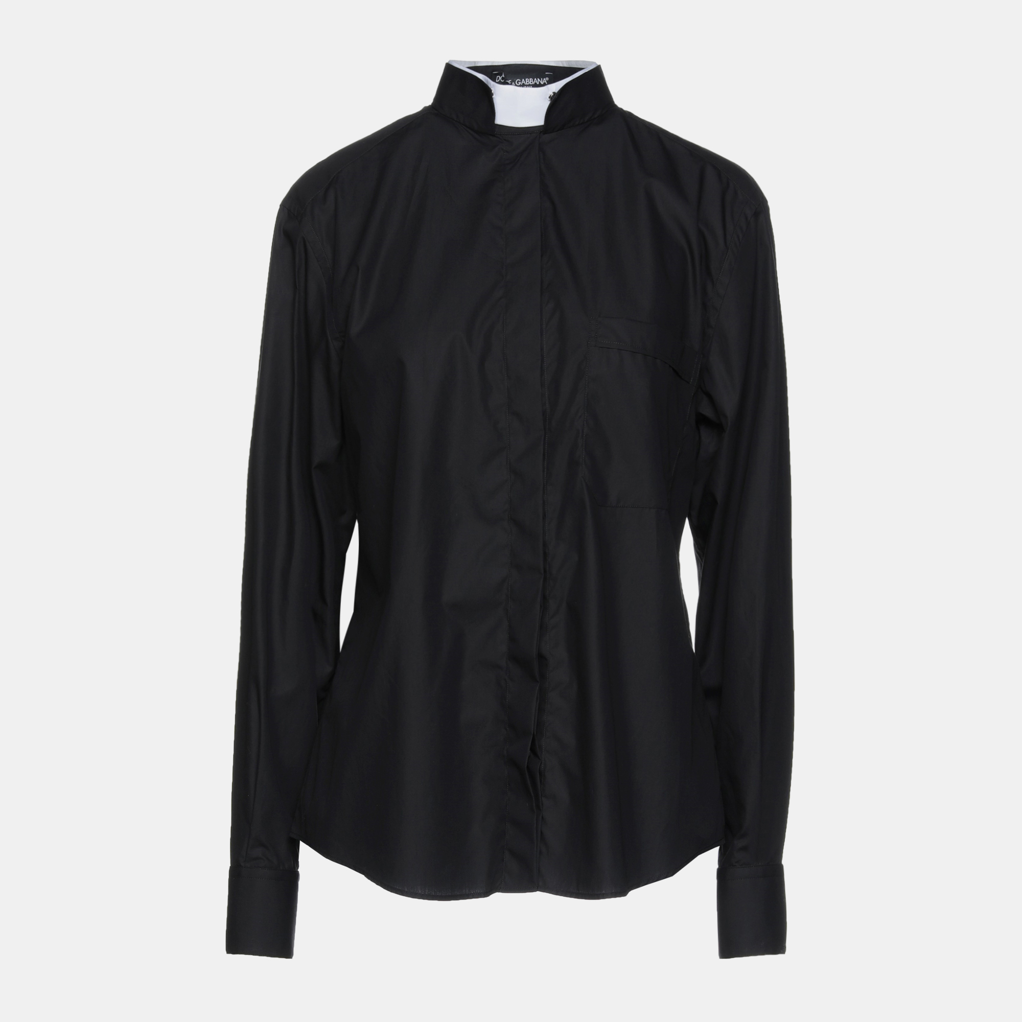 

Dolce & Gabbana Cotton Shirt 48, Black