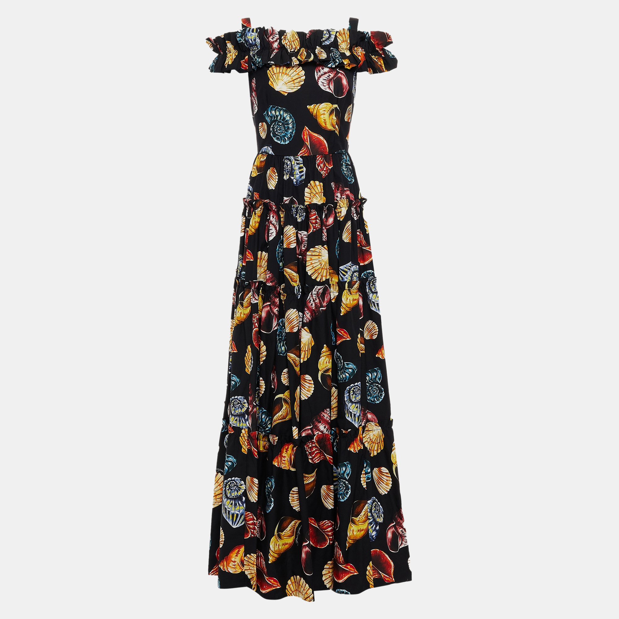 

Dolce & Gabbana Cotton Maxi Dress 36, Multicolor