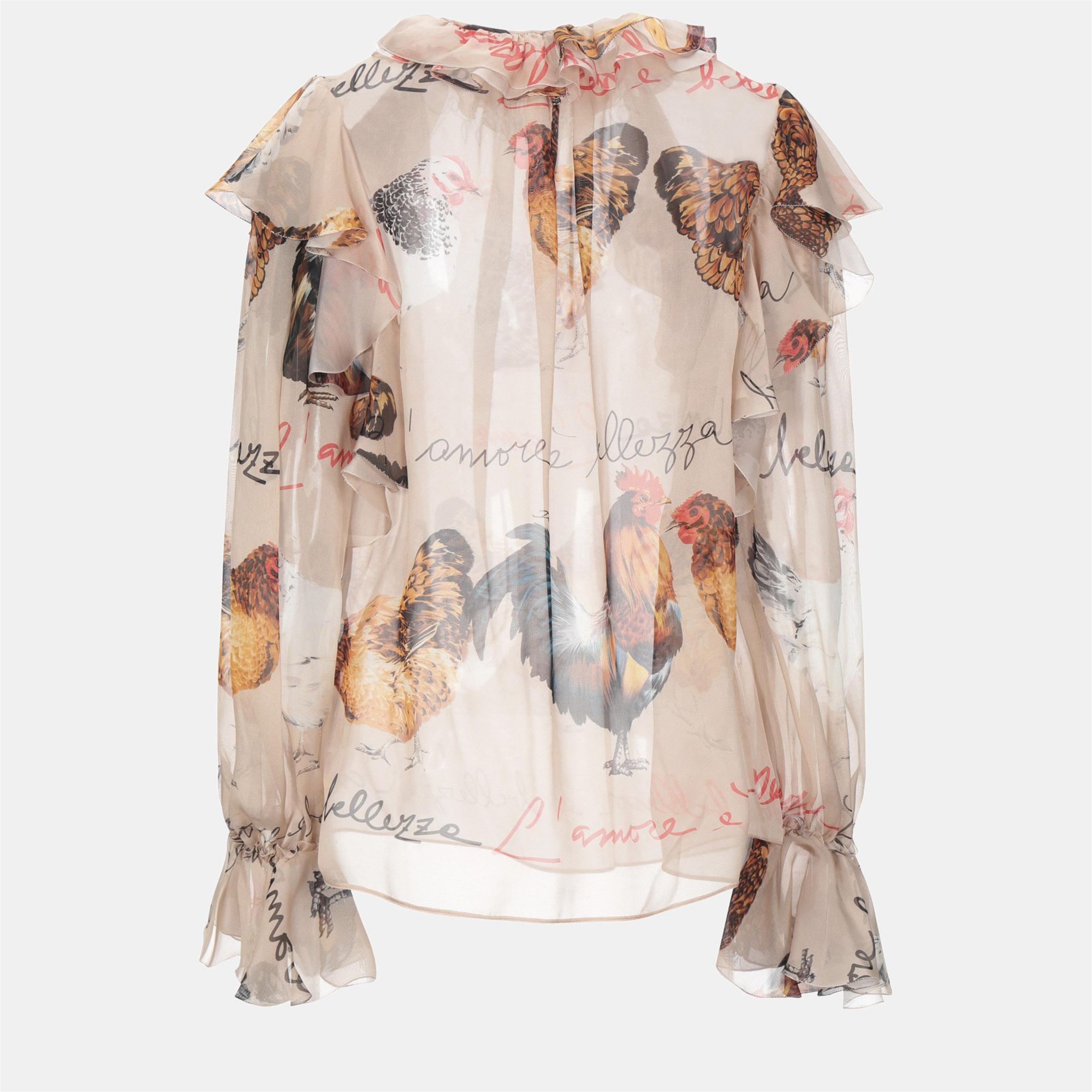 

Dolce & Gabbana Silk Tops 42, Multicolor