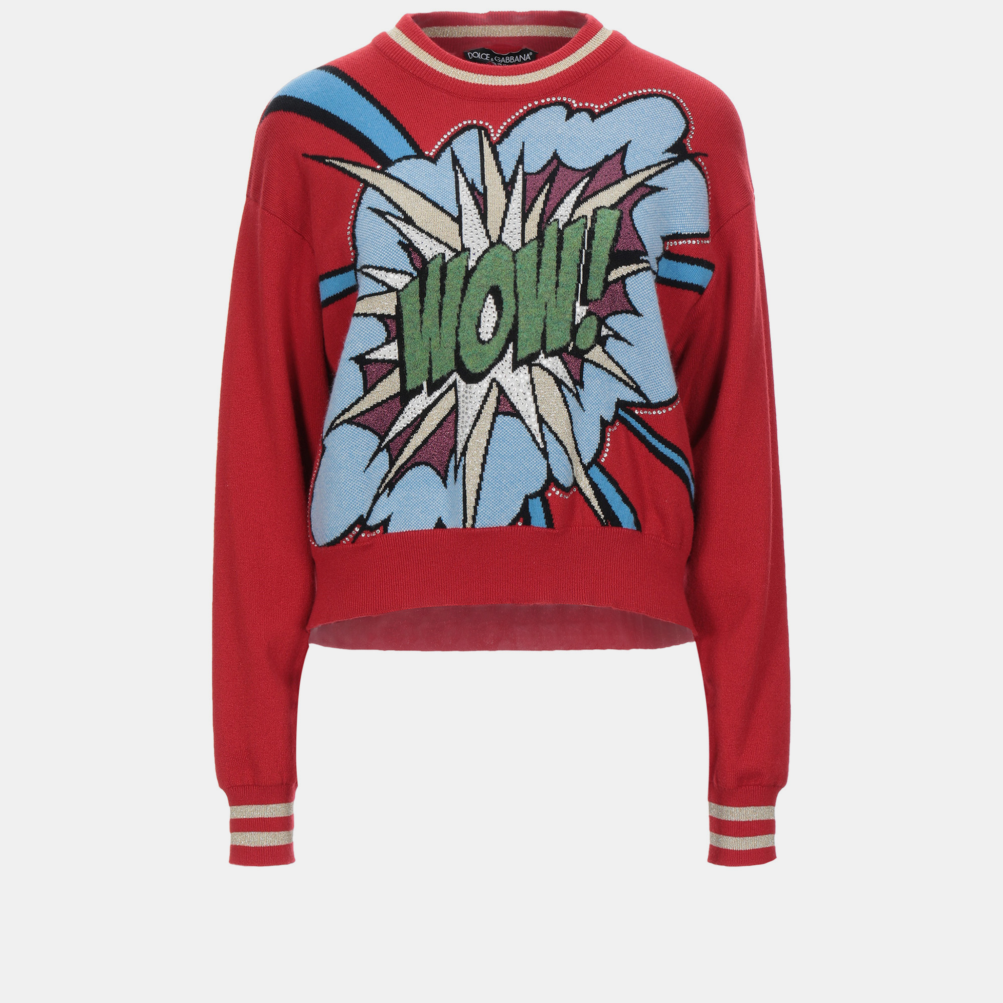 

Dolce & Gabbana Cashmere Sweater 44, Red