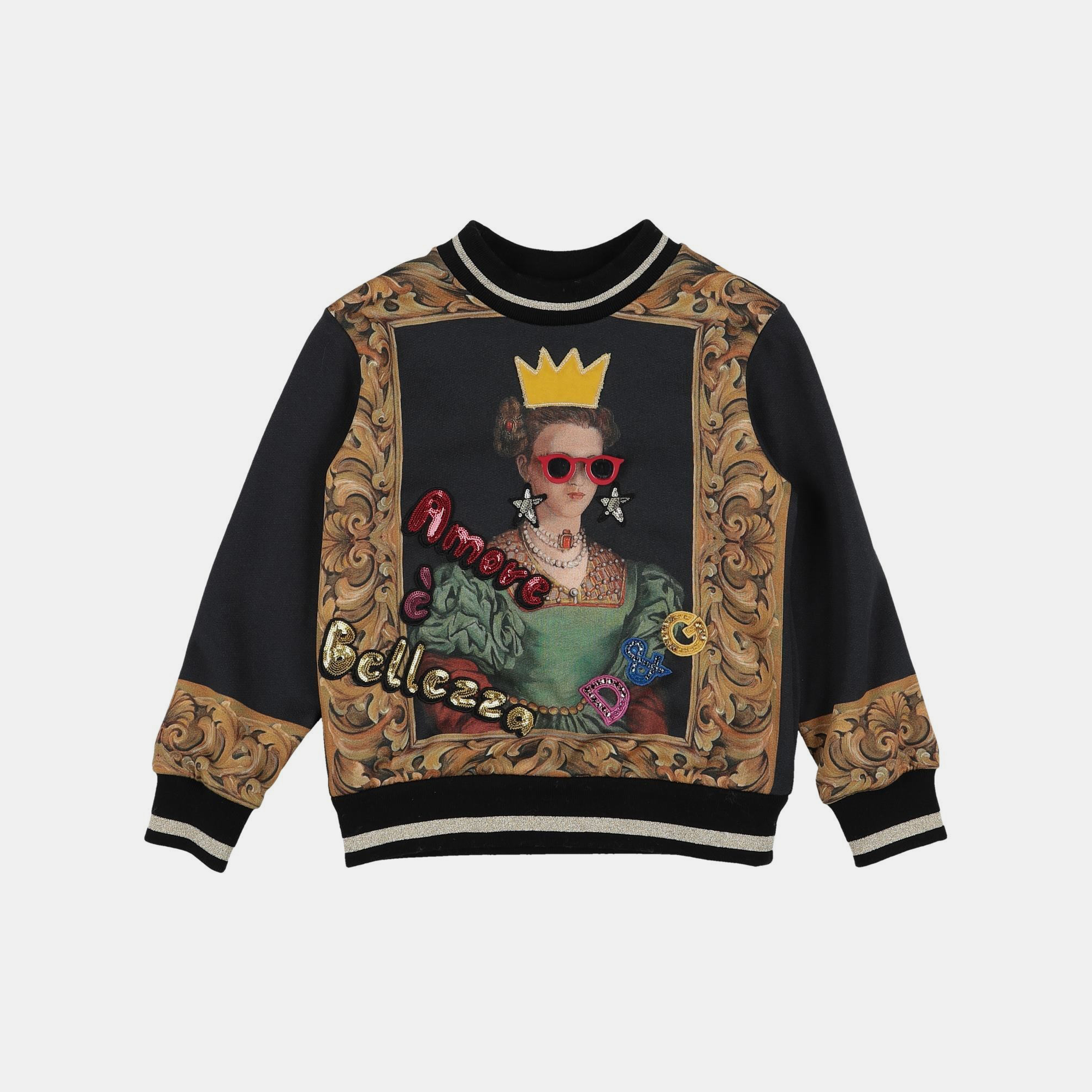 

Dolce & Gabbana Cotton Sweatshirt 4, Black