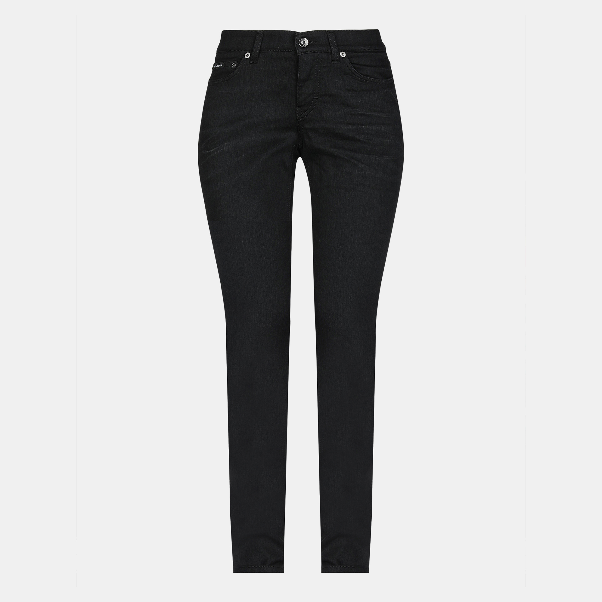 

Dolce & Gabbana Black Denim Girly Jeans  Waist 27