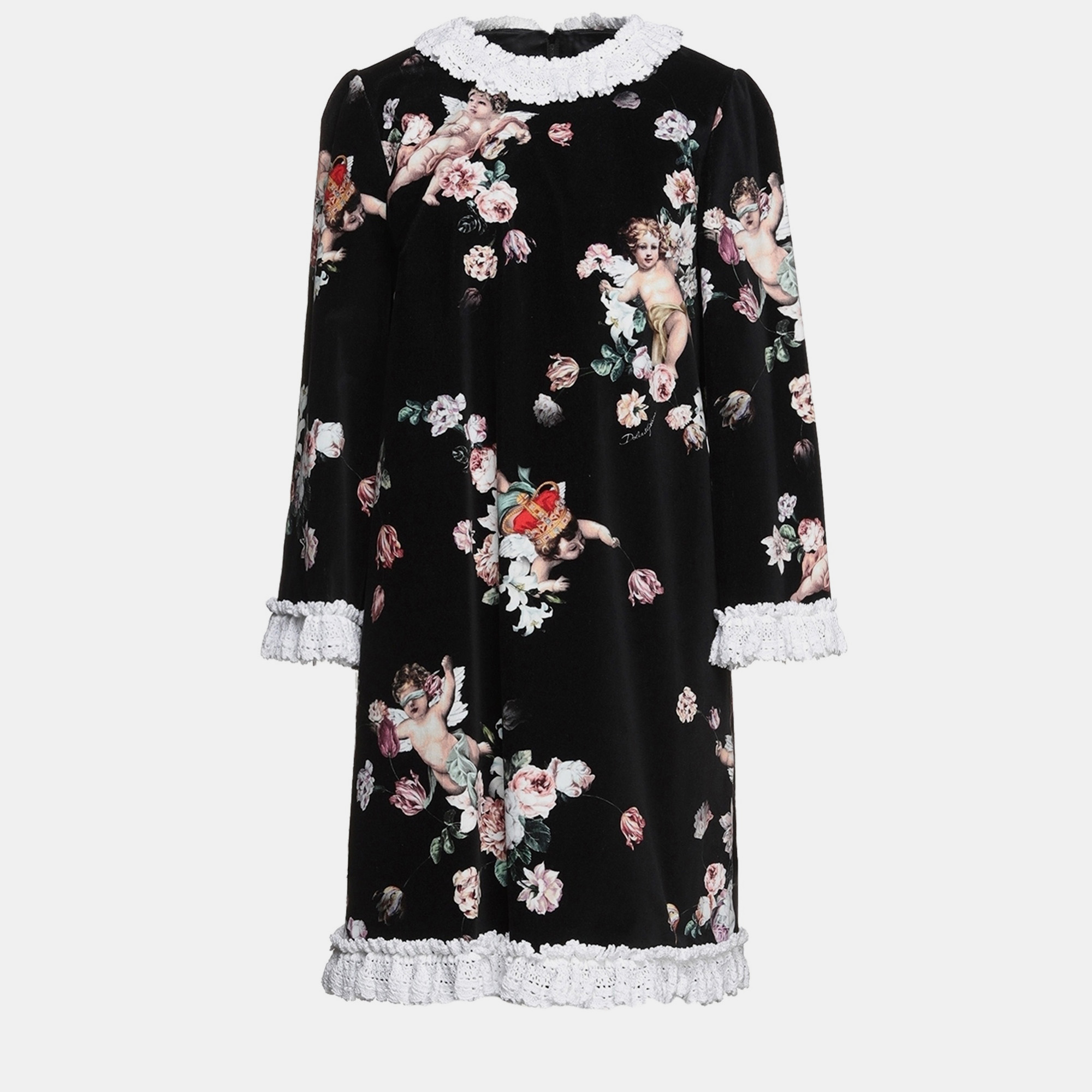 

Dolce & Gabbana Cotton Mini dresses 38, Black