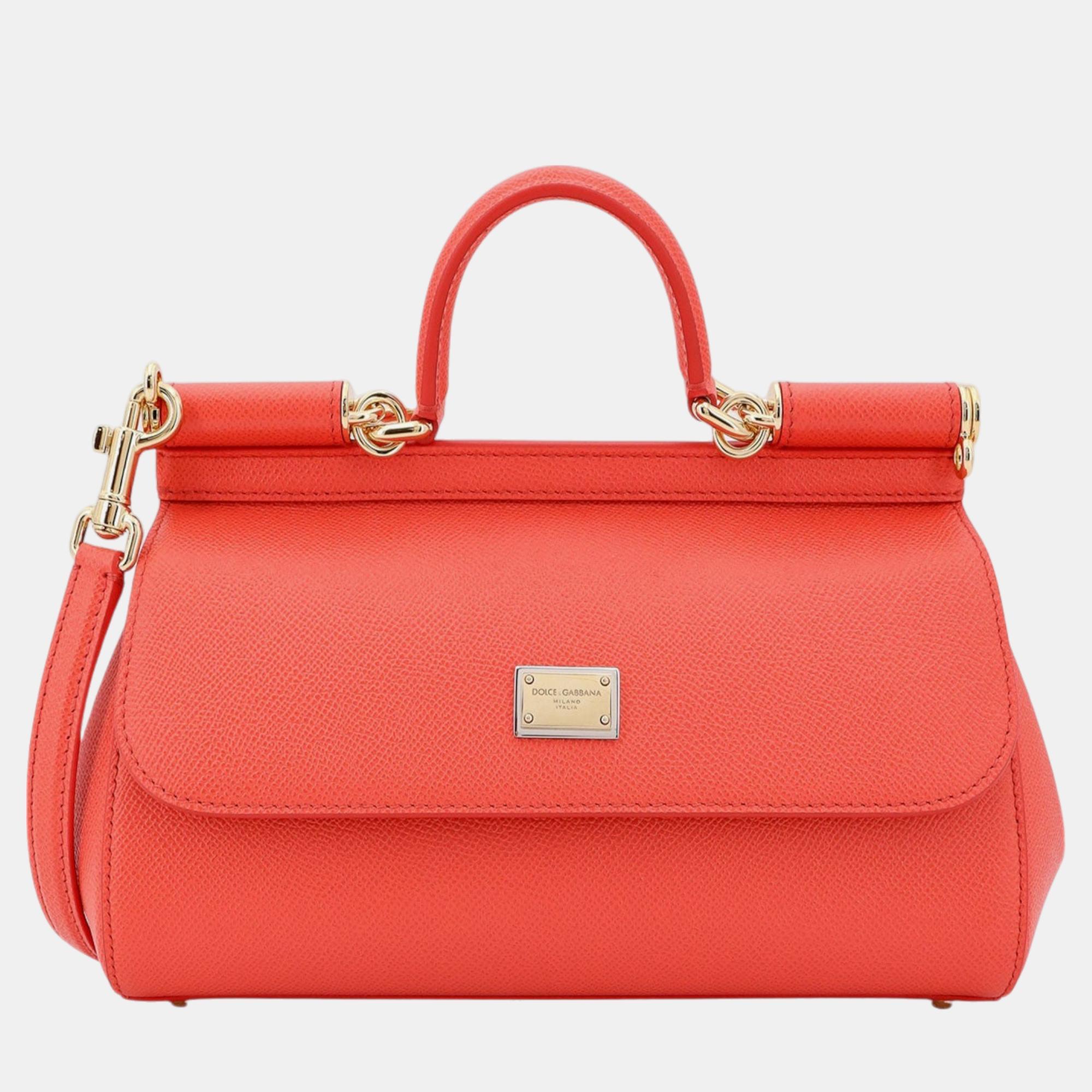 

Dolce & Gabbana Pink Sicily Handbag