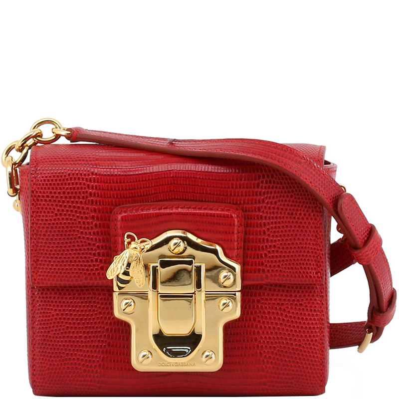 dolce and gabbana red purse