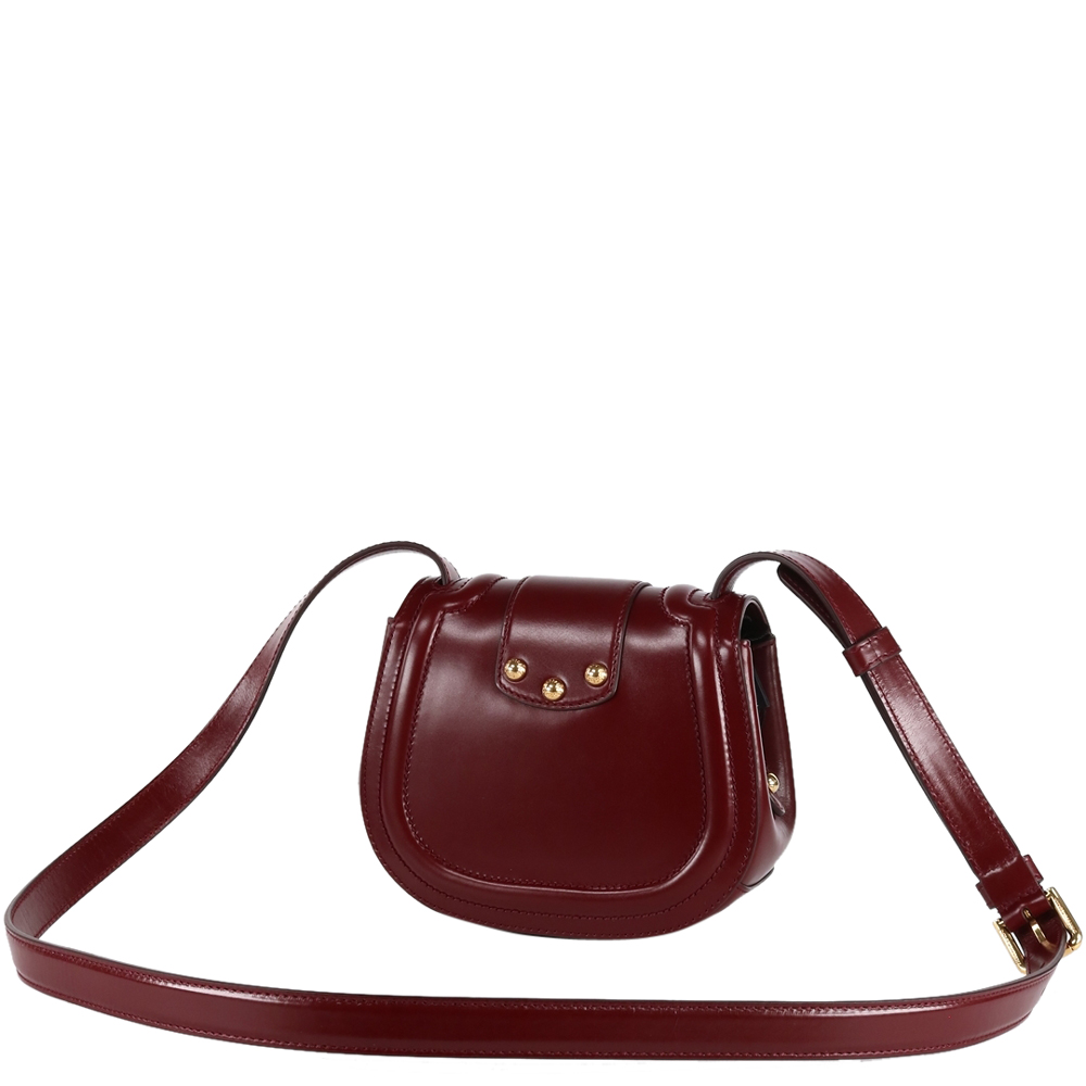 

Dolce & Gabbana Bordeaux Leather Dg Amore Bag Mini Bag, Burgundy