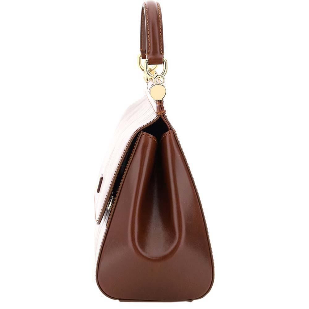 

Dolce & Gabbana Brown Leather Sicily Medium Bag