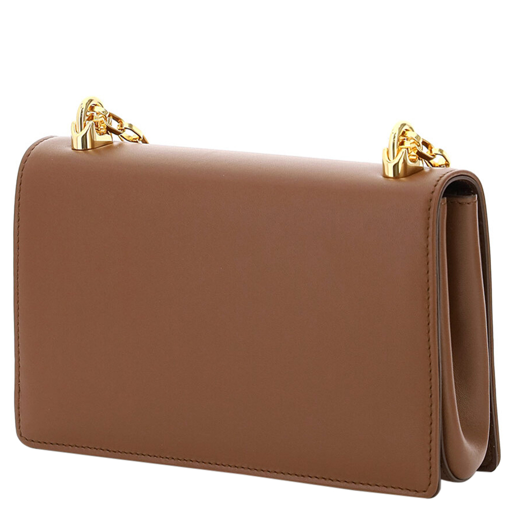 

Dolce & Gabbana Brown Leather Dg Girls Shoulder Bag