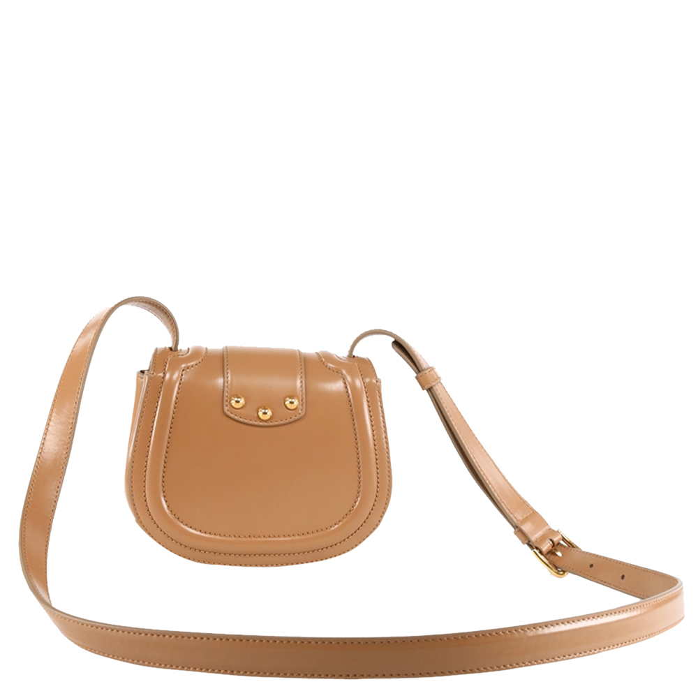 

Dolce & Gabbana Brown Leather Dg Amore Mini Bag