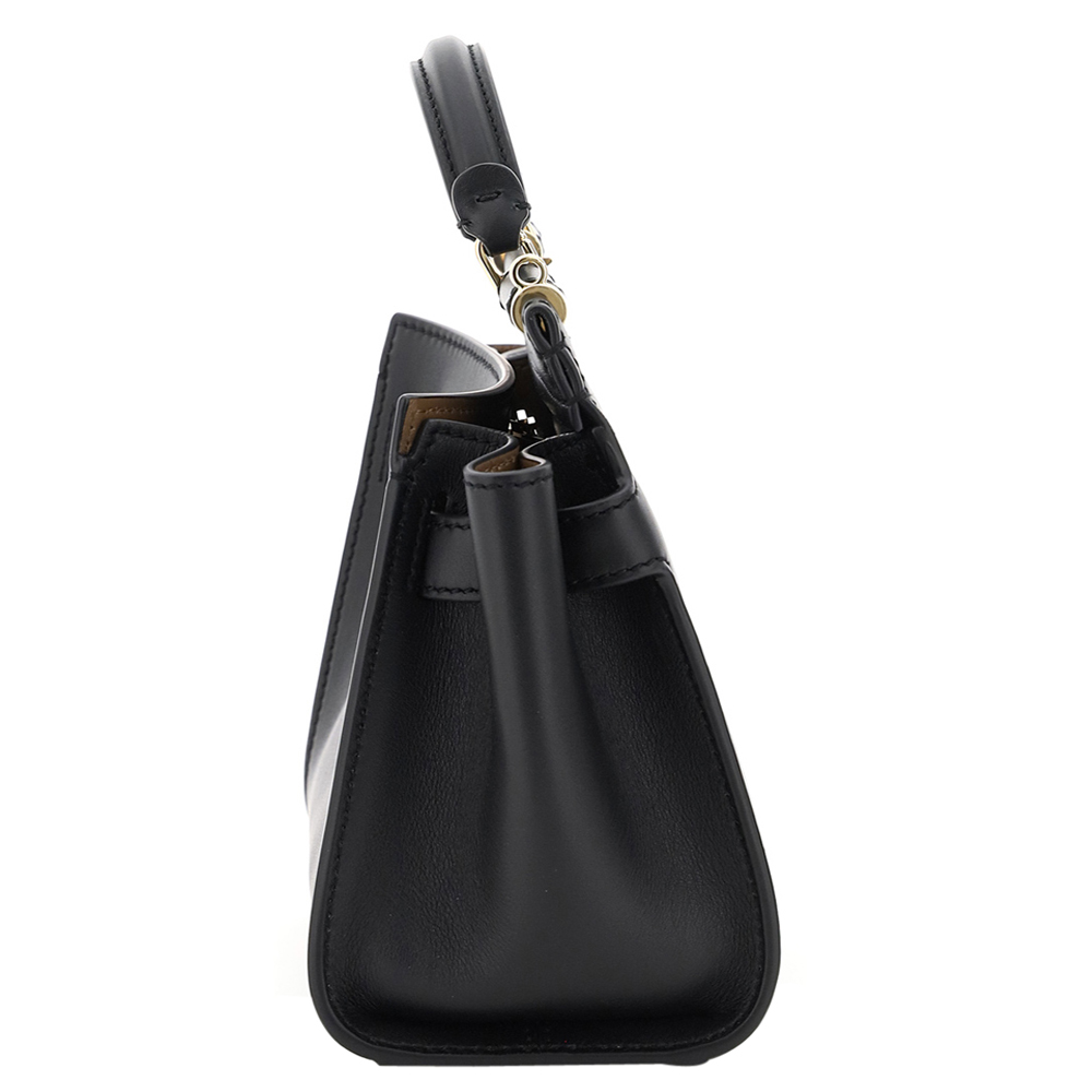 

Dolce & Gabbana Black Leather Sicily 62 Soft Small Bag
