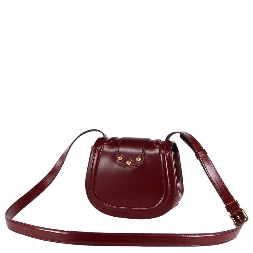 

Dolce & Gabbana Bordeaux Leather Dg Amore Bag Mini Bag, Burgundy