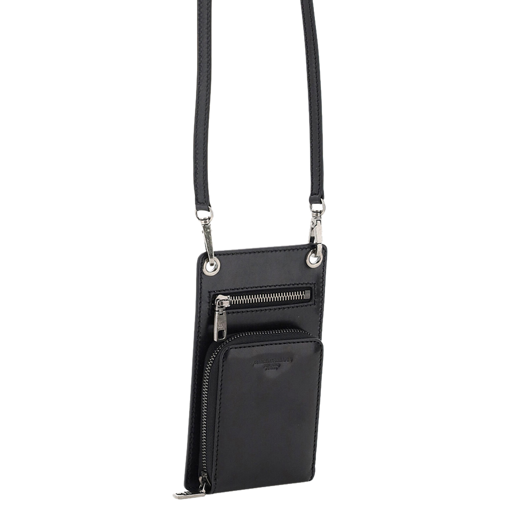 

Dolce & Gabbana Black Leather Horsehide Phone bag