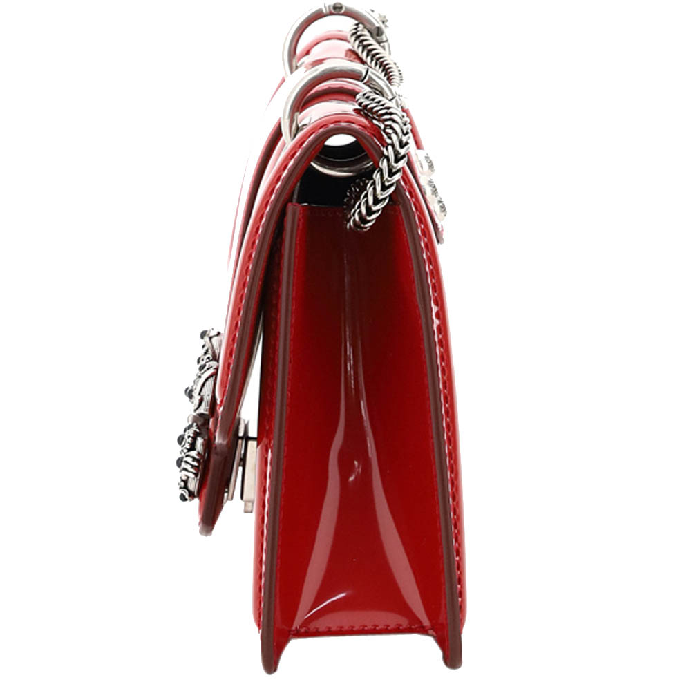 

Dolce & Gabbana Red Leather DG Amore Shoulder Bag