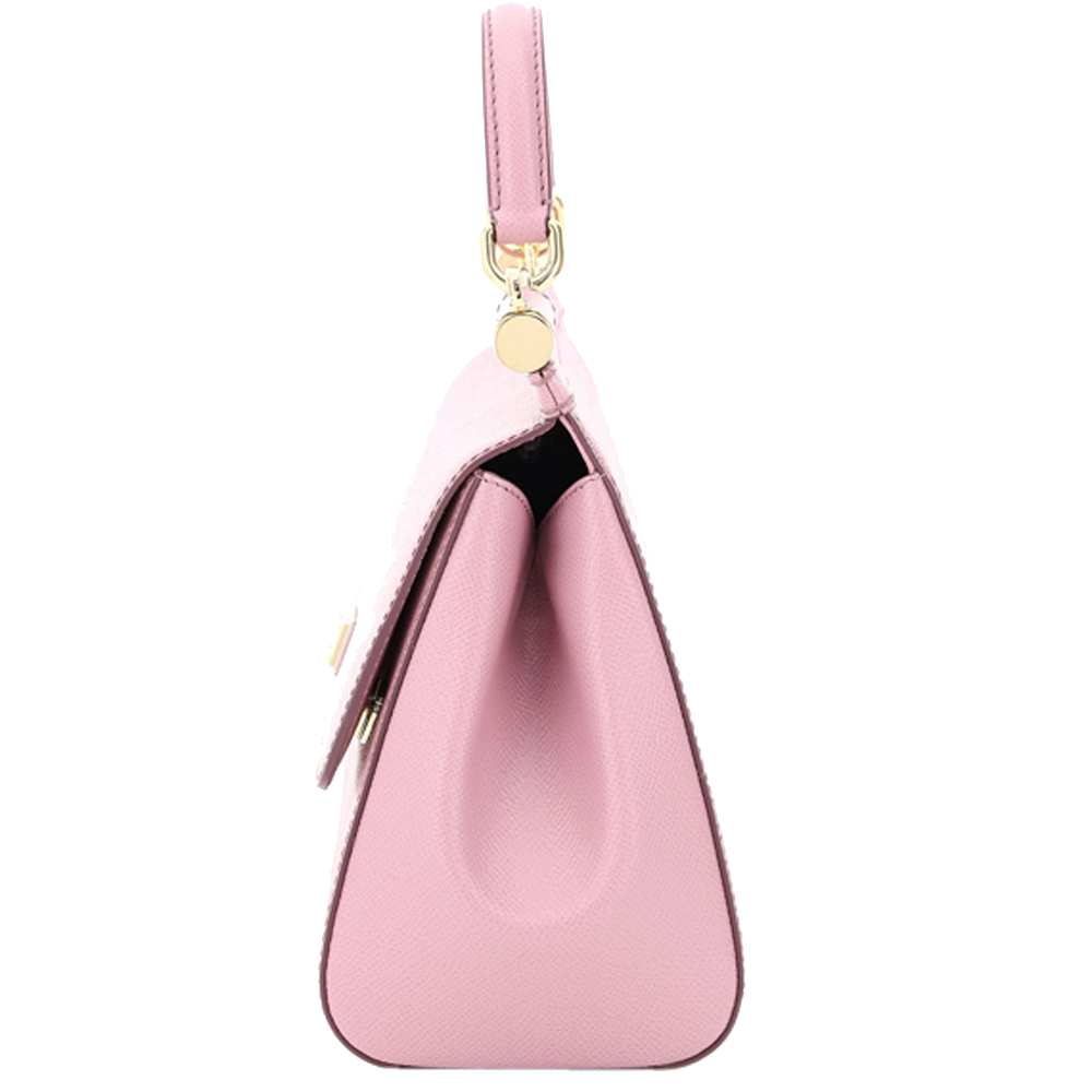 

Dolce & Gabbana Pink Leather Sicily Medium Bag