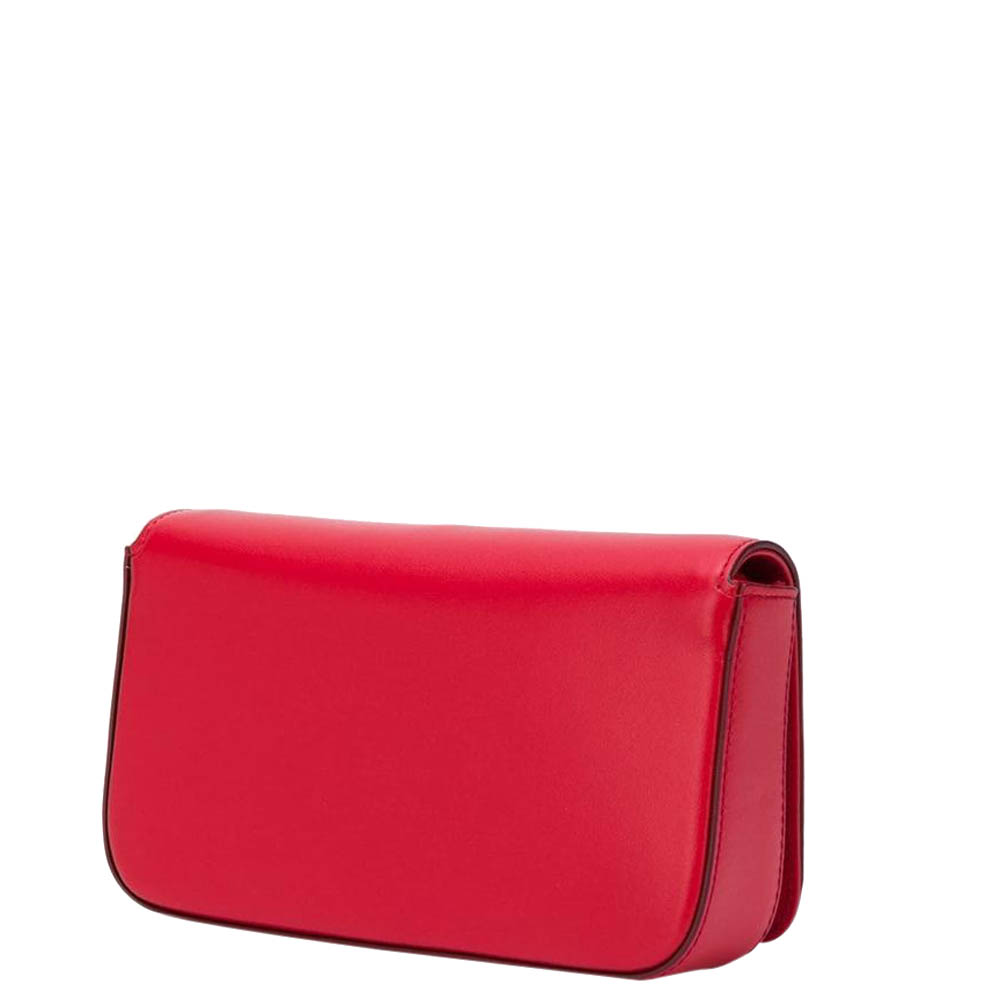 

Dolce & Gabbana Red Leather DG Girls Shoulder Bag