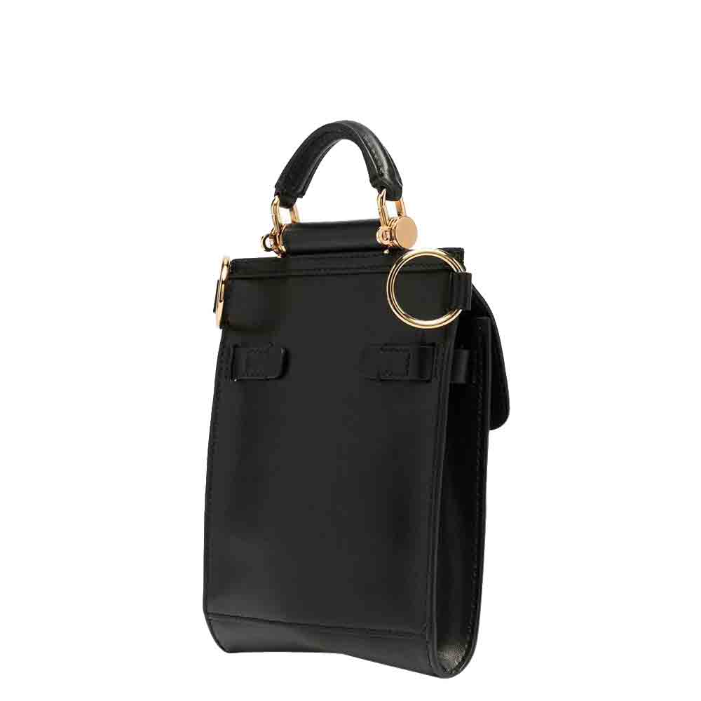 

Dolce & Gabbana Black Mini Sicily 58 Bag