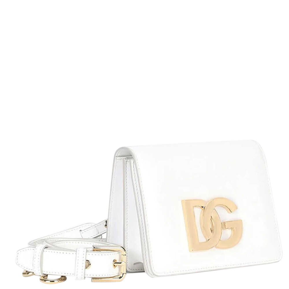 

Dolce & Gabbana White Leather Millennials Crossbody Bag