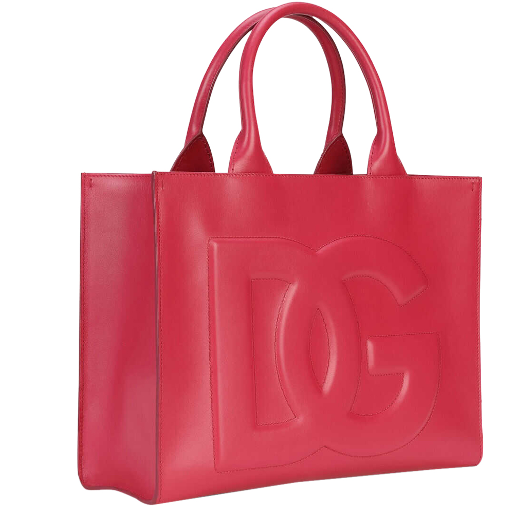 

Dolce & Gabbana Pink Calfskin DG Daily shopper Small bag