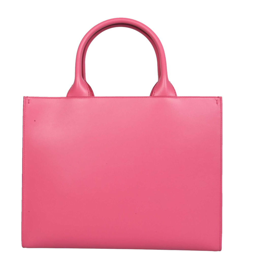 

Dolce & Gabbana Fuchsia Calfskin Dg Daily Shopper Bag, Pink