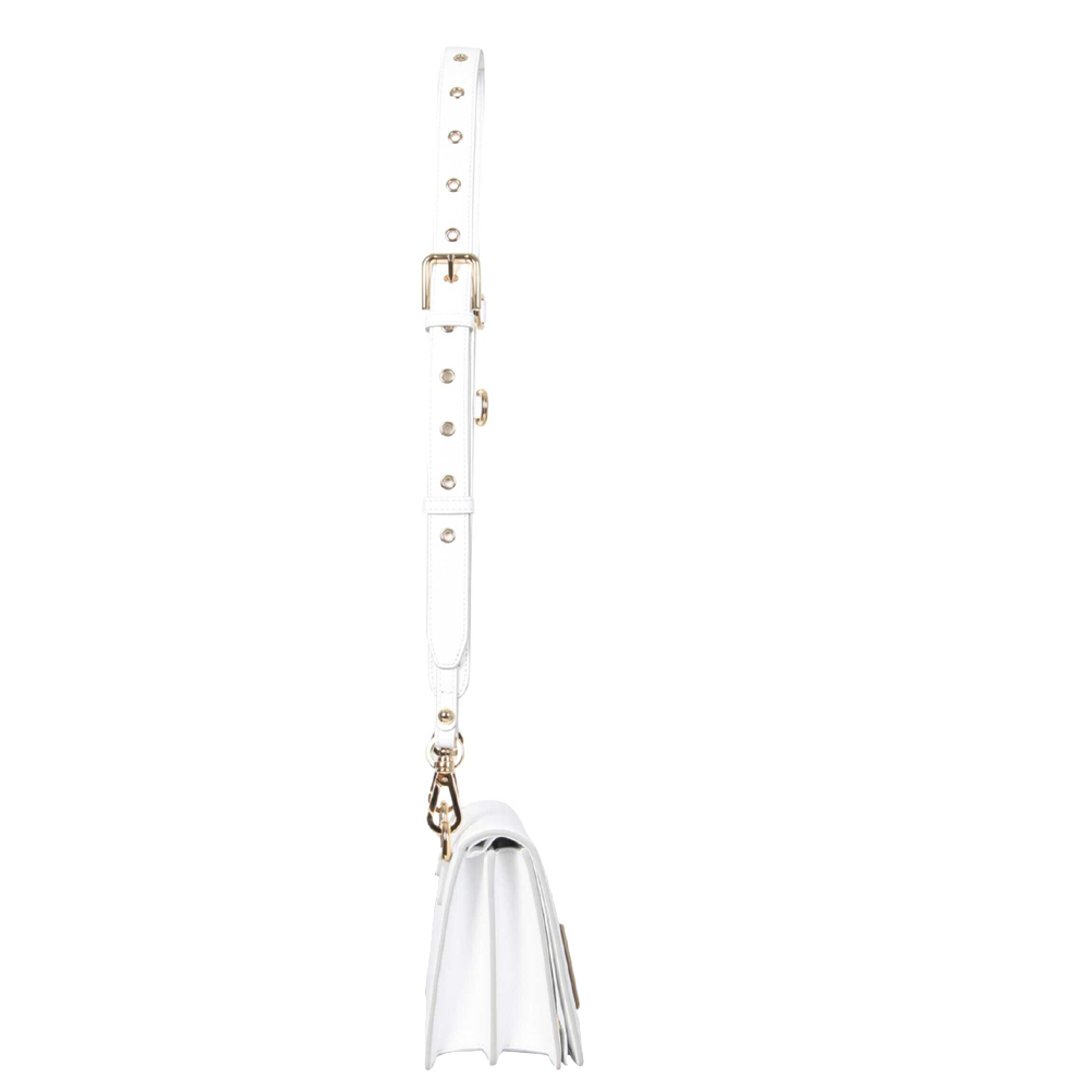 

Dolce & Gabbana White Calfskin Leather 3.5 crossbody bag
