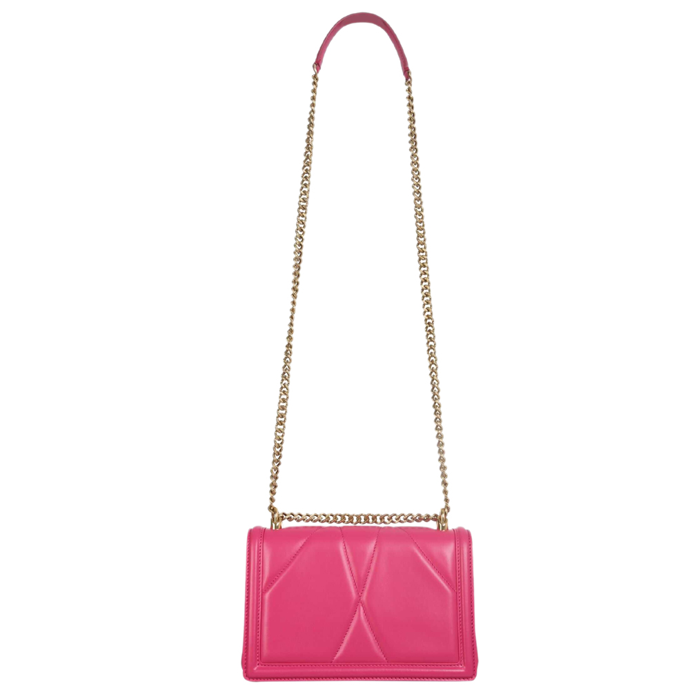 

Dolce & Gabbana Fuchsia quilted nappa Leather Devotion Medium Bag, Pink
