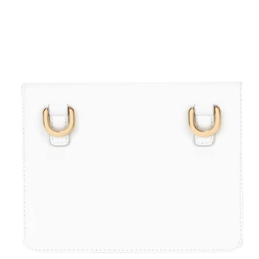 

Dolce & Gabbana White Leather DG Shoulder Bag