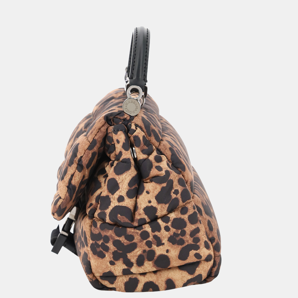 

Dolce & Gabbana Multi Leather Leopard Print Sicily Top Handle Bag, Multicolor