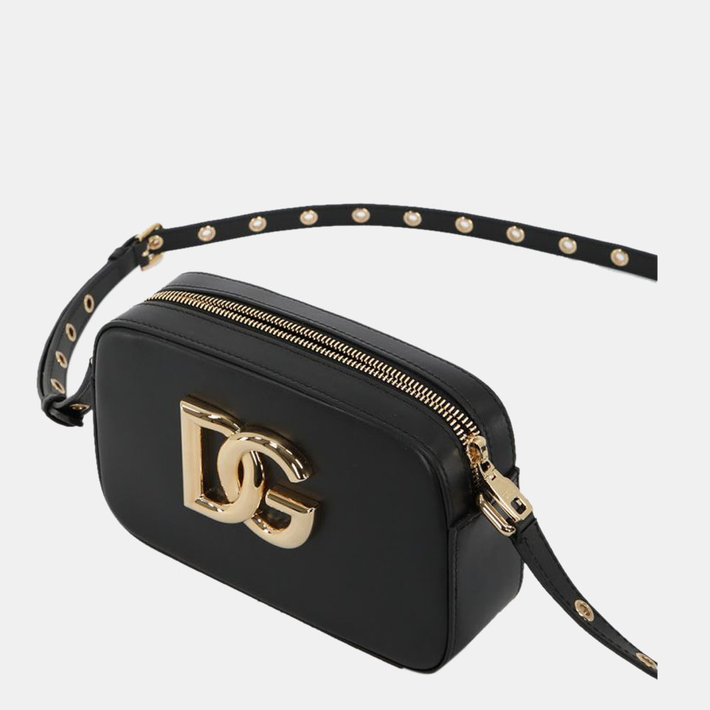 

Dolce & Gabbana Black Leather 3.5 Crossbody Bag