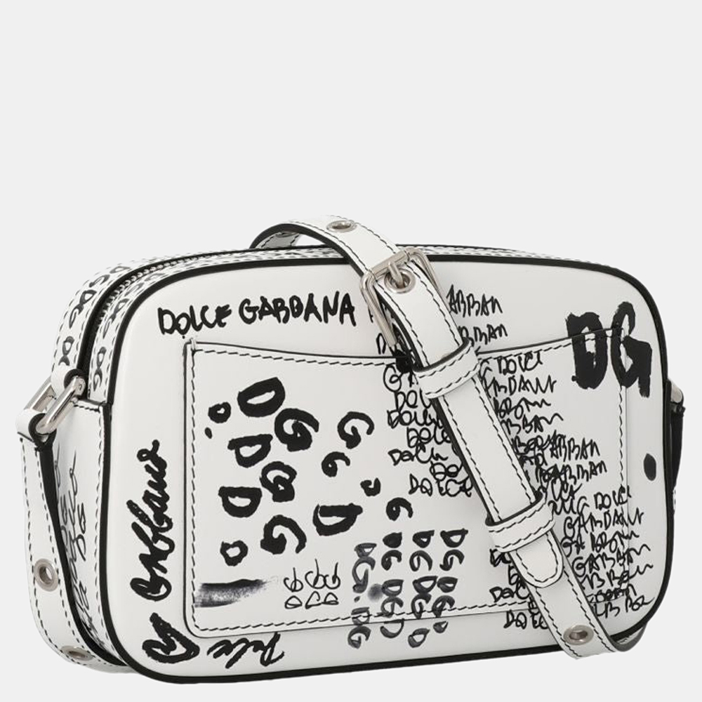 

Dolce & Gabbana Multi Calfskin Leather 3.5 Logo Print Shoulder Bag, Multicolor