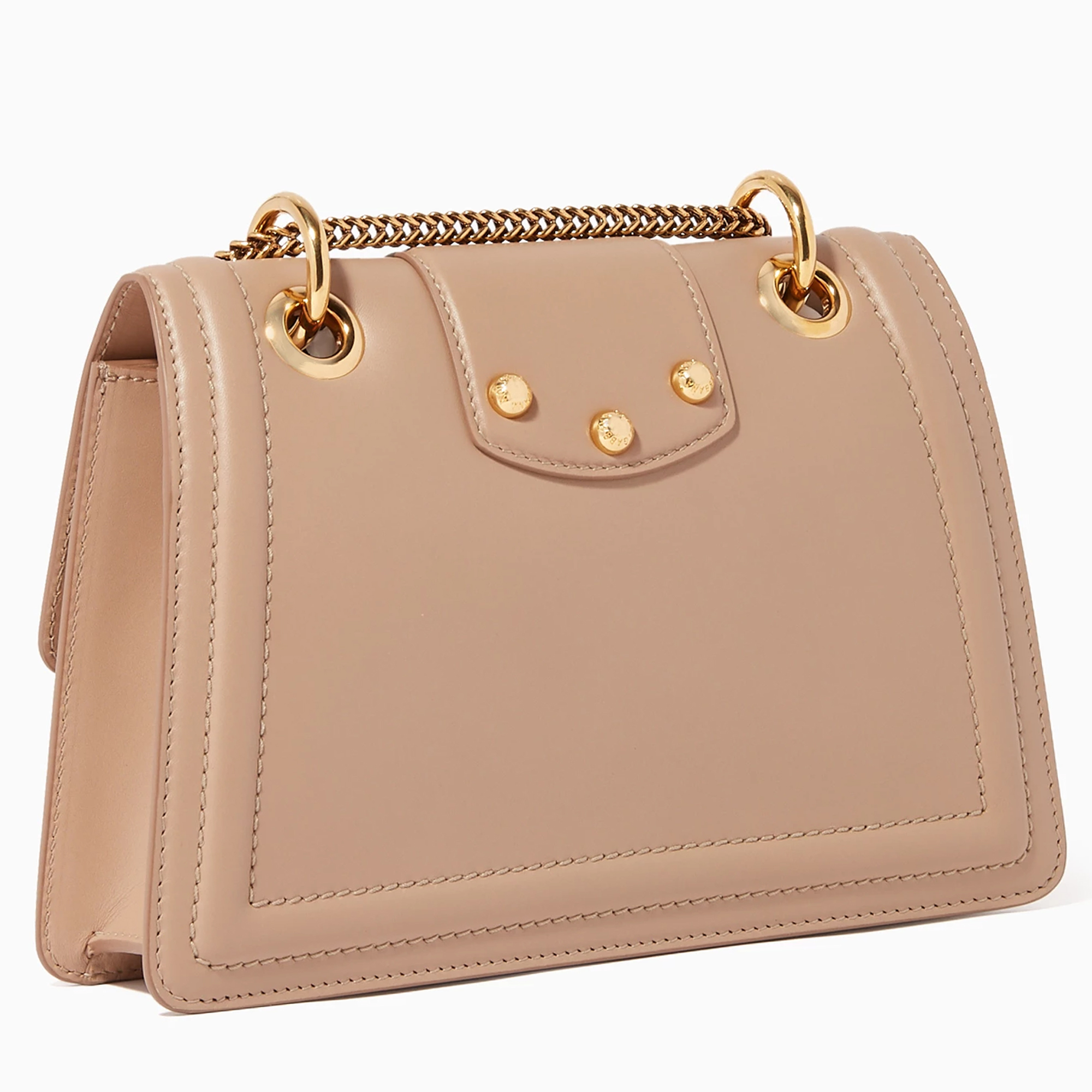 

Dolce & Gabbana Desert Leather Small DG Amore Shoulder Bag, Beige