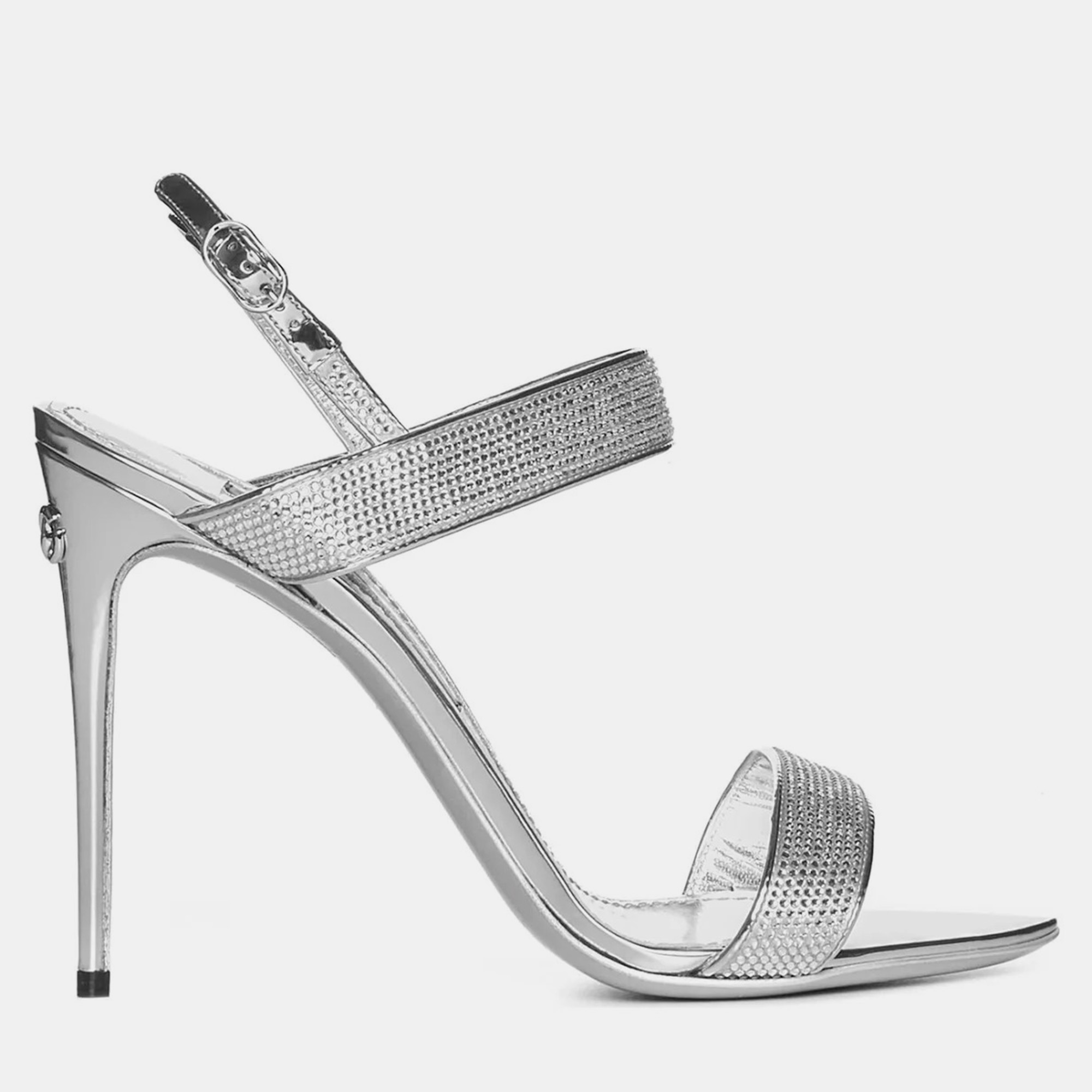 

Dolce & Gabbana Silver Kim Sandals Women’s