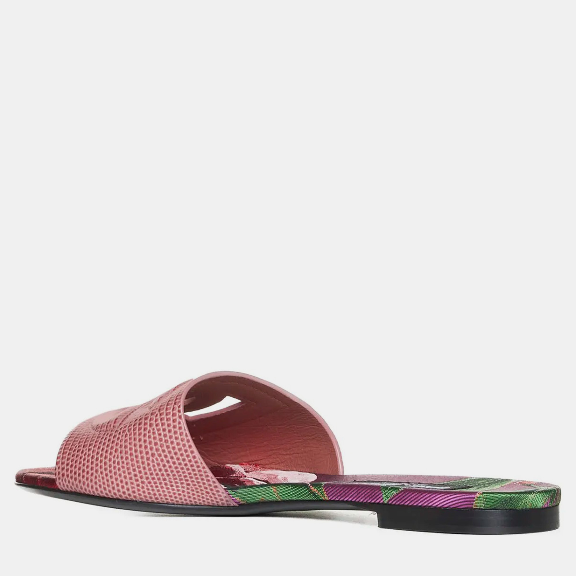 Dolce & Gabbana Rosa Ant Multicolor Slippers Women’s IT 36 