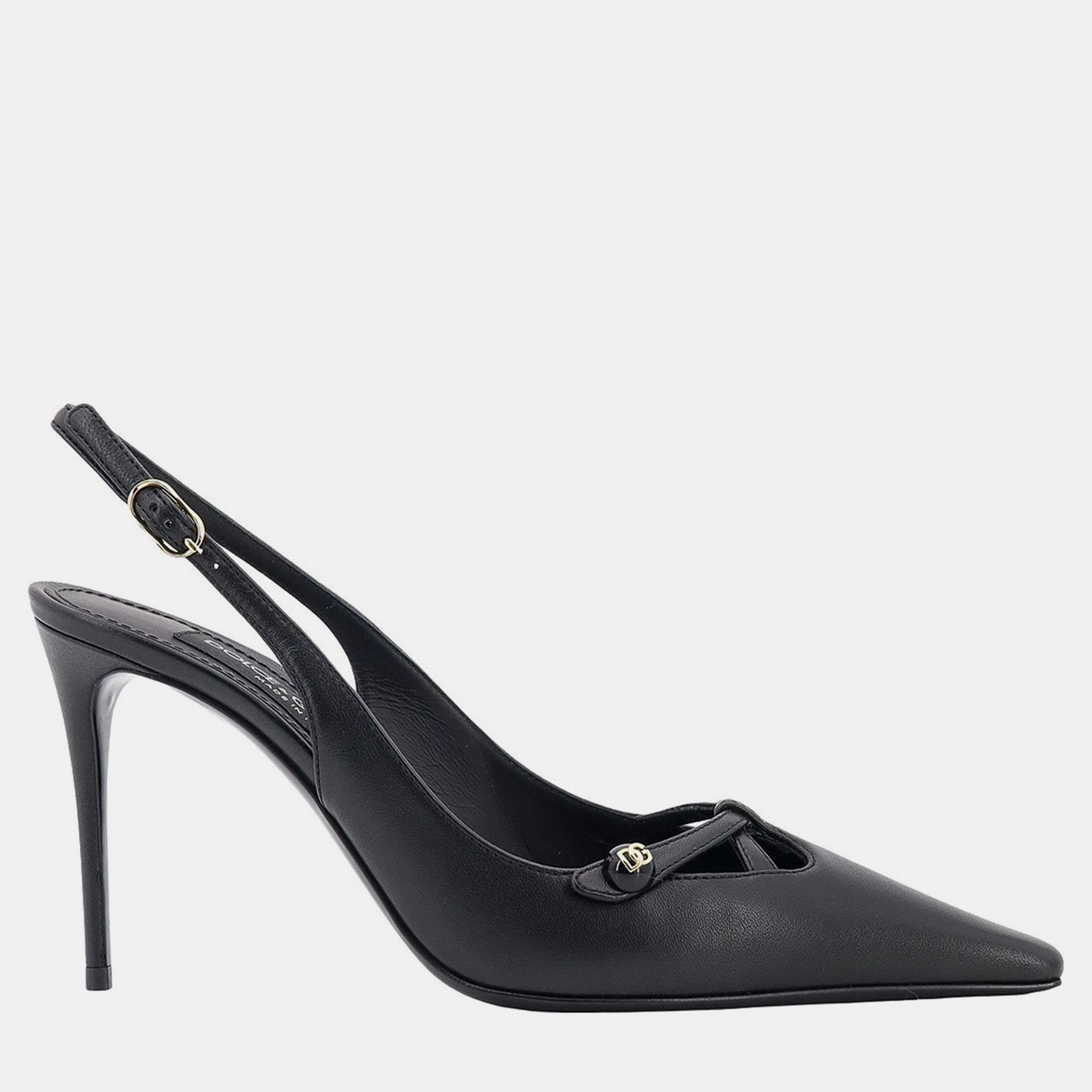 

Dolce & Gabbana Dg Logo Slingback Black