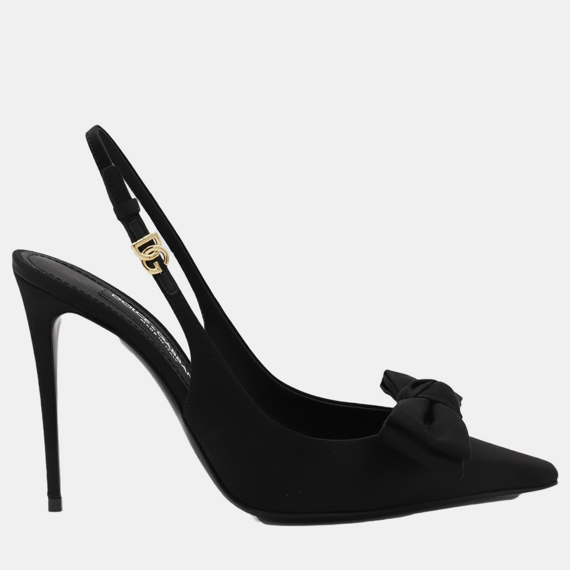 

Dolce & Gabbana Black Bow Slingback Pumps IT 36