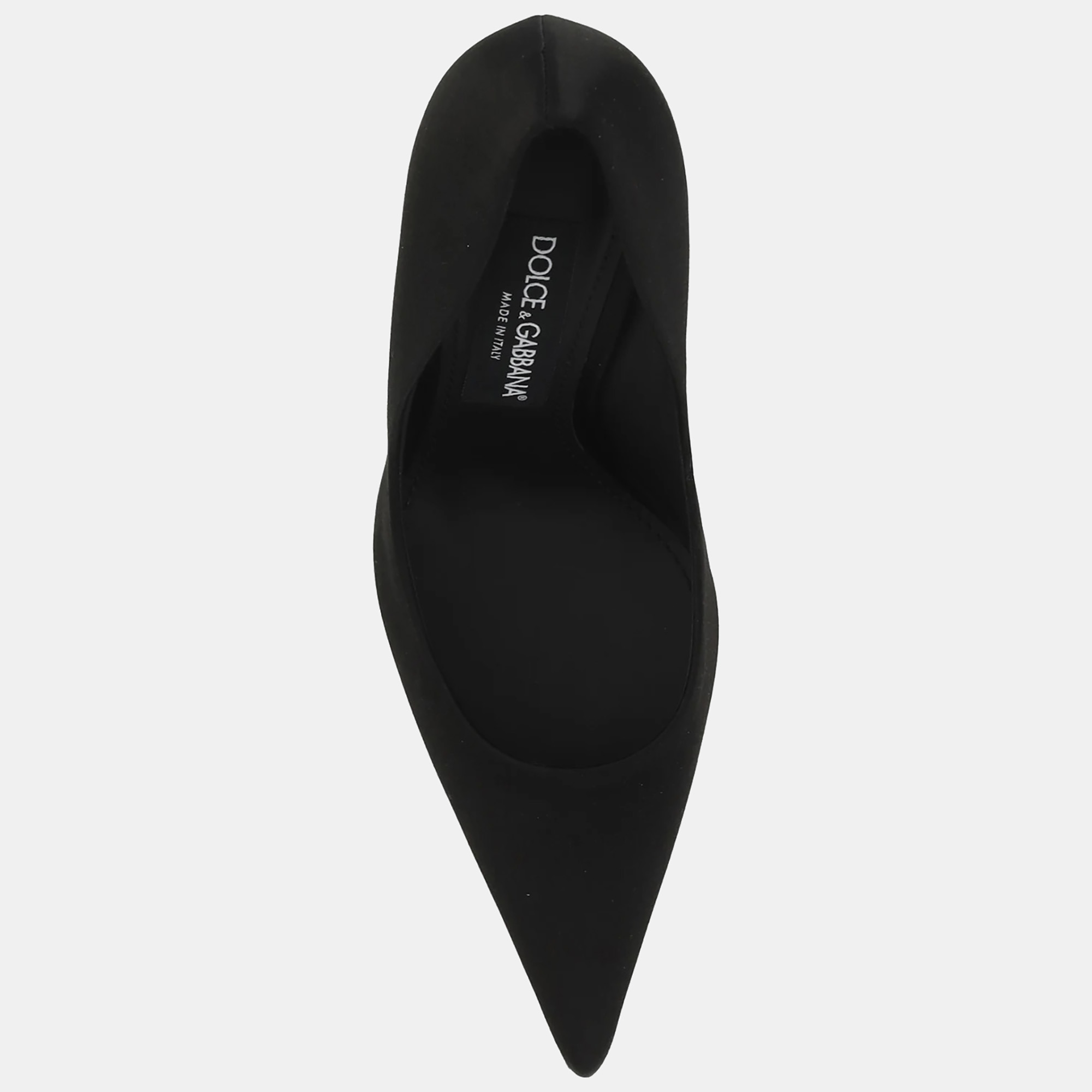 Dolce & Gabbana Black Satin Pumps IT 38 